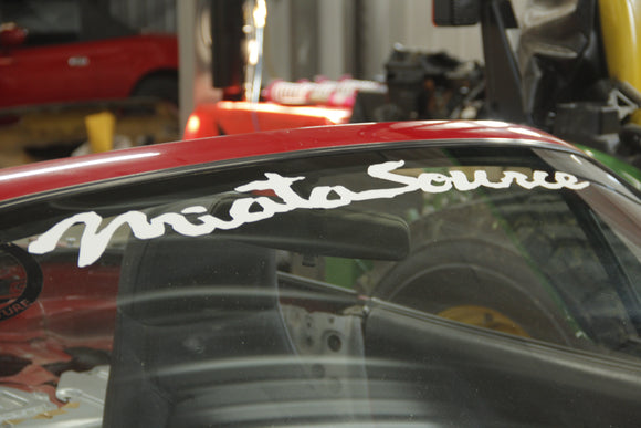 MiataSource Windshield Banner