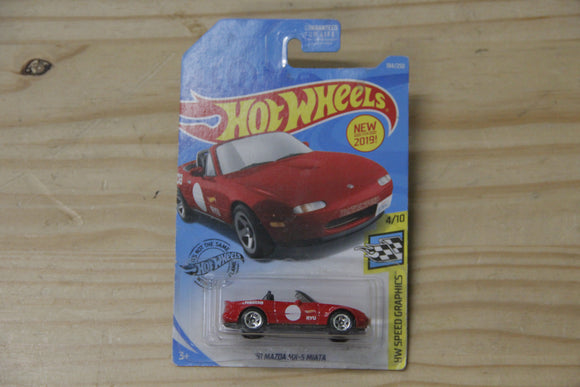 Hot Wheels 91 Miata Red
