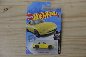 Hot Wheels 91 Miata Yellow