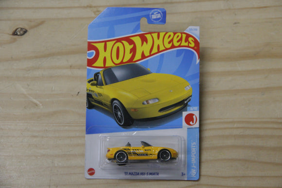 Hot Wheels 91 Miata Yellow