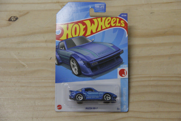 Hot Wheels RX7 Blue