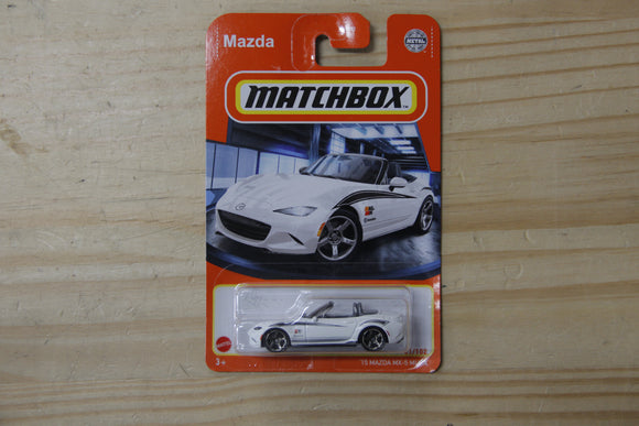 Matchbox 15 Miata White