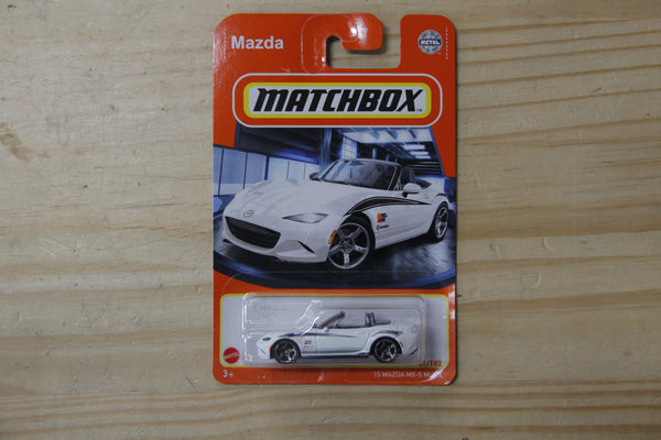Matchbox 15 Miata White