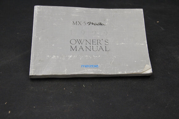 1999 Owners Manual