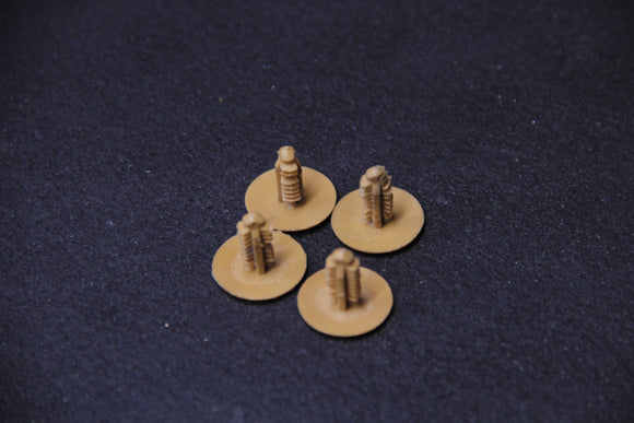 90-97 Tan Carpet Push Clips